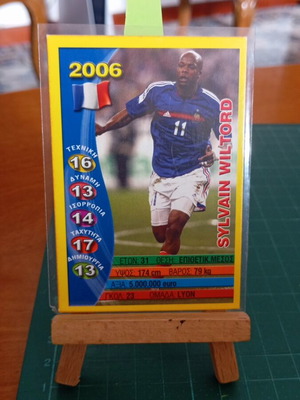 Κάρτα ποδοσφαίρου Sylvain Wiltord World Cup 2006 σαν καινούργιο