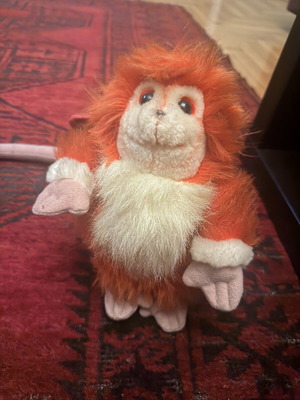 Fuzzball vintage plush toy used from Disney Captain EO 1986