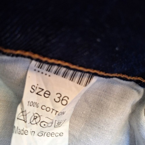Chopper Style Jeans pants, Bike Shed, size L, blue