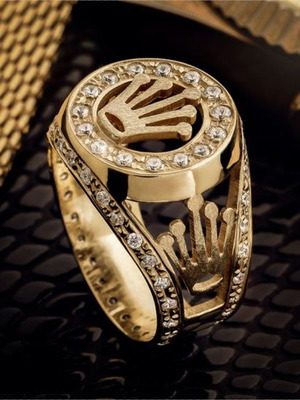Ring 18K Gold Filled Plated Handmade in Italy