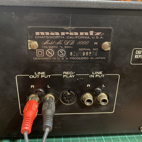 Marantz SD 1000 stereo cassette deck used, fully serviced with new belts