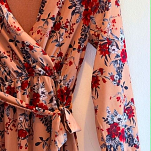 Summer maxi dress floral made in Italy one size like new
