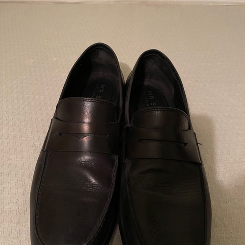 Suit shoe used, 100% leather, black, size 46