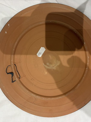 Clay decorative plate