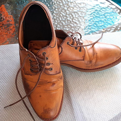 Men's shoes scarponia used size 41 brown