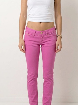 Staff Jeans & Co Fuchsia Low Rise Pants Size 28 Like New