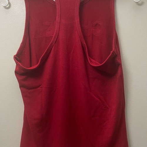 Chanel sleeveless top like new, red, size S