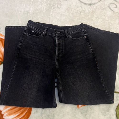 Acne Studios 1981 jeans like new, size S, wide fit, black washed
