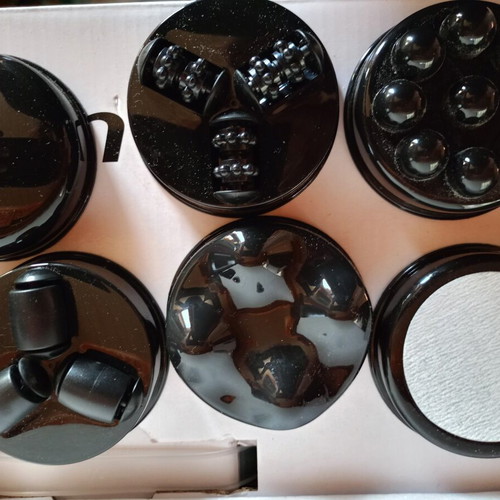 Body Massager new with multiple heads and heel attachment