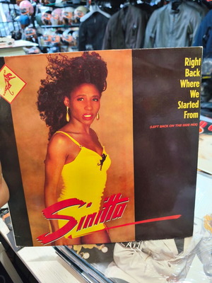 Sinitta Right Back Where We Started From vinyl record used