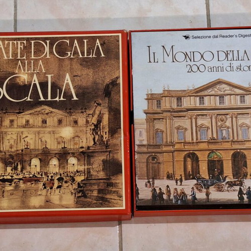 Strate Di Gala alla Scala vinyl records like new, pack of 9, classical music