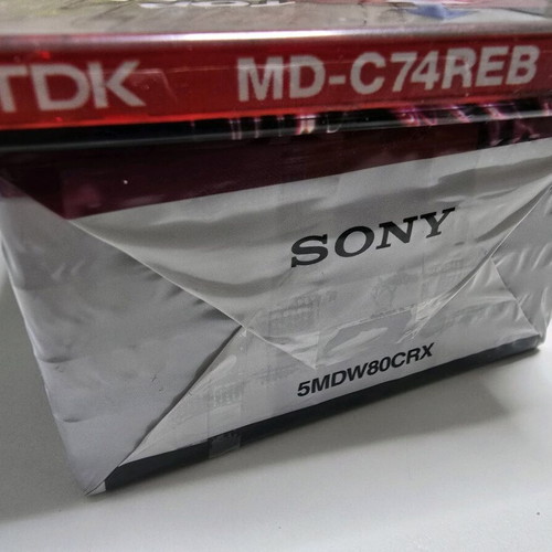 MiniDisc discs new, sealed, pack of 6 pieces