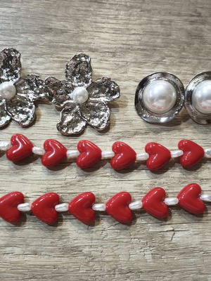 Stainless Steel Jewelry Set with Synthetic Pearl new