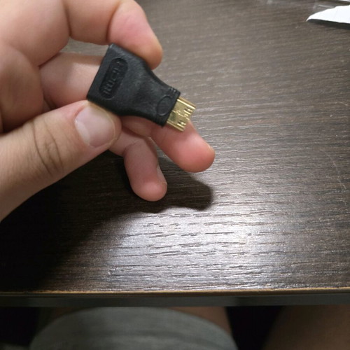 Mini HDMI to HDMI adapter like new