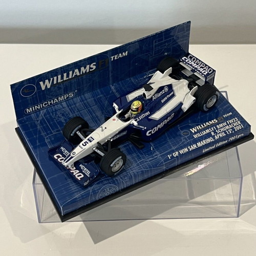 Minichamps Williams F1 BMW FW23 R. Schumacher San Marino GP 2001 μοντέλο σαν καινούργιο