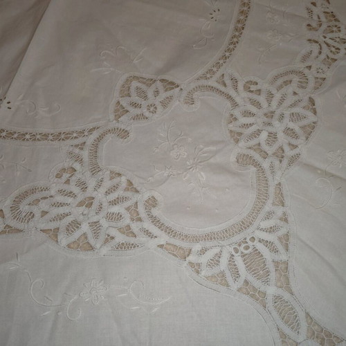 Tablecloth set 1.70 and 90 cm square new, 2 pieces
