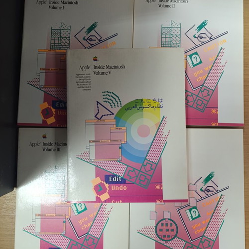 Apple Inside Macintosh vintage book series used