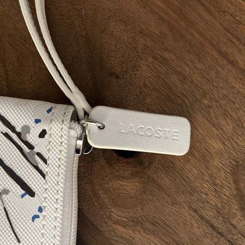 Lacoste x Duperré Wallet like new, white