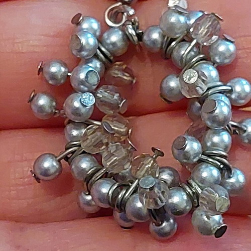 Oriflame jewelry set like new, silver necklace and earrings