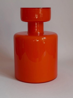 Murano Luciano Vistosi 1960 Space Age Opaline Bottle like new
