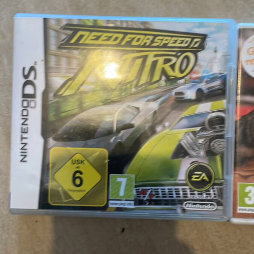 Nintendo DS cases for Nintendogs and Need for Speed