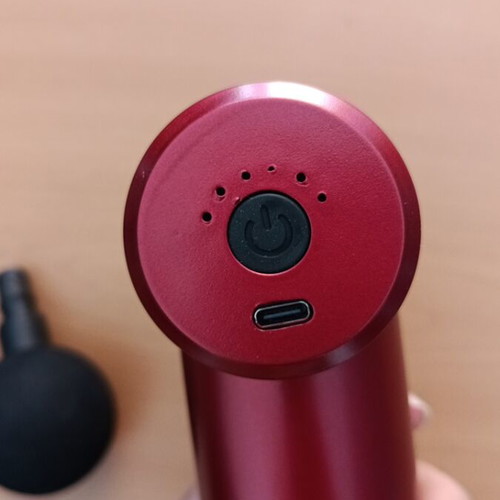 Massage gun new with four attachments and six speeds