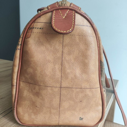 Alviero Martini 1a Classe Boston Small handbag used with geographic print