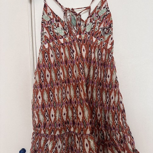 Boho dress mini with colorful patterns Pull & Bear like new