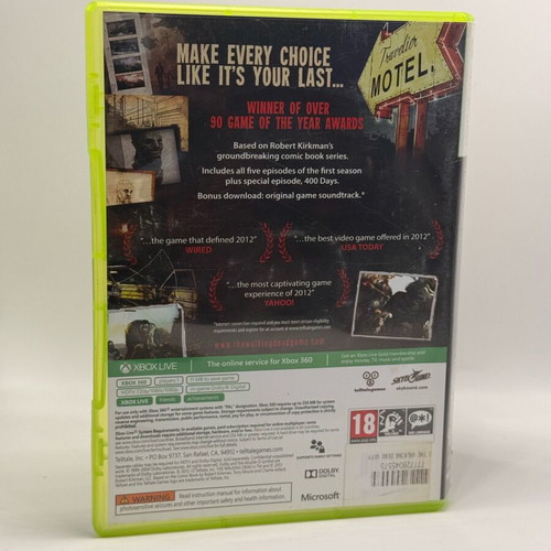 The Walking Dead Xbox 360 used game