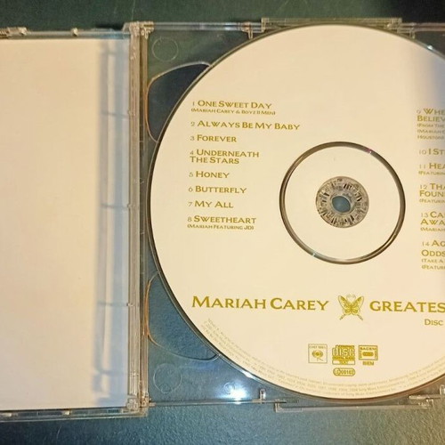 Mariah Carey Greatest Hits 2 CDs like new, pop