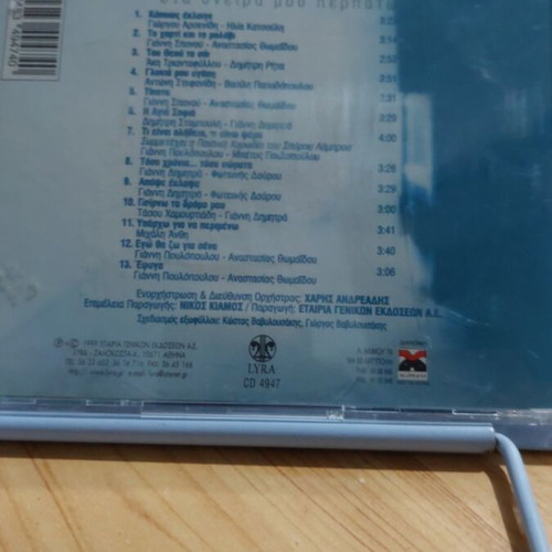Sta Oneira Mou Perpato CD like new, Giannis Poulopoulos