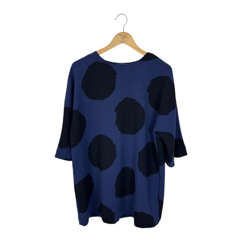 Marimekko Jada shirt size 44, blue and black