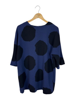 Marimekko Jada shirt size 44, blue and black