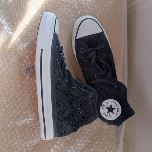 Converse All Star women's athletic shoes used, size 38, black