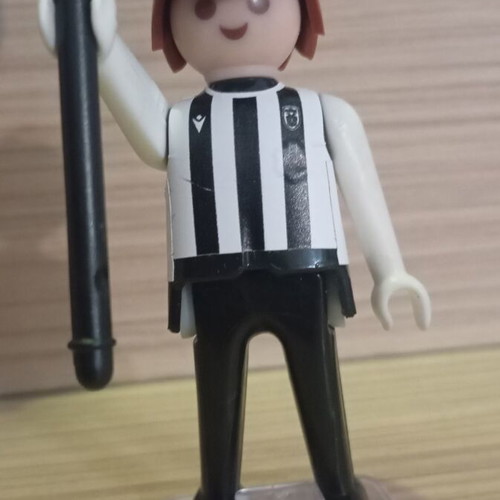 Playmobil PAOK fan figure like new with team flag