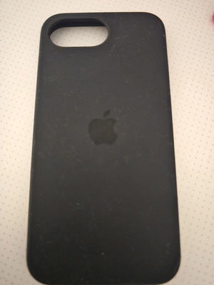 Θήκη σιλικόνης Apple για iPhone 16e, μαύρη