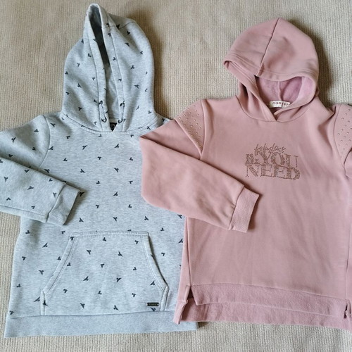 Firetrap and Miss Ebita hoodies like new, set for girls 11-12 years
