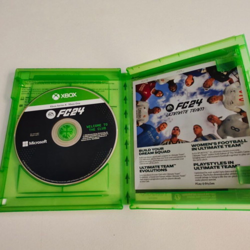 Xbox One FC 24 game used, disc and case in excellent condition