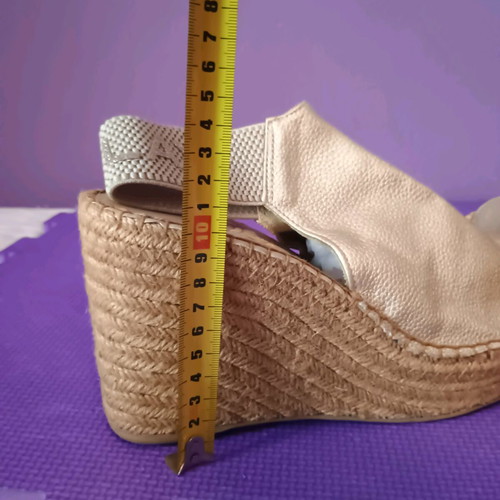 Replay platform shoes new, unused, gold-silver, size 41