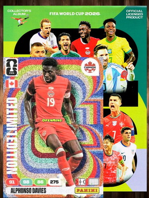 Κάρτα Davies Limited FIFA World Cup 2026 Adrenalyn XL Canada καινούργιο