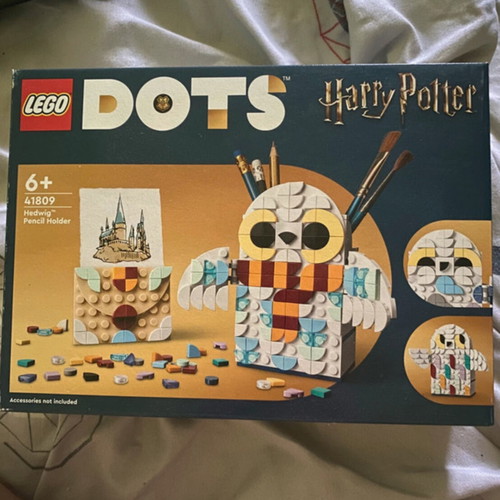 Lego Harry Potter Hedwig Pencil Holder sealed, like new