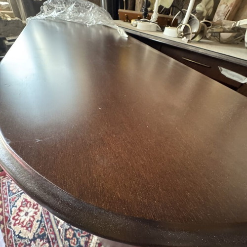 Wooden buffet console semi-circular design like new