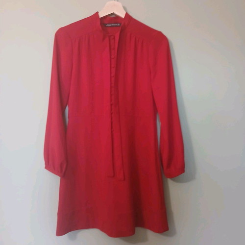 Mini dress Zara red small like new with -  15,00 - Vendora.cy