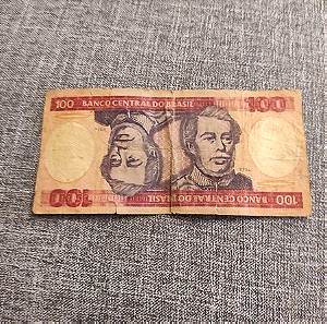 Χαρτονόμισμα 100 billete Βραζιλίας του 1984