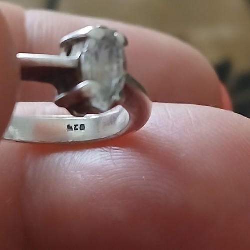 Silver rings 950 and 925, like new, sizes 16 mm and 17 mm