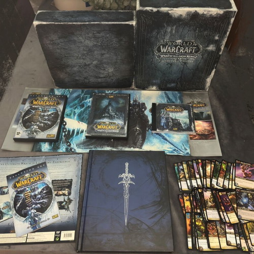 World of Warcraft Wrath of the Lich King Collector’s Edition new complete set