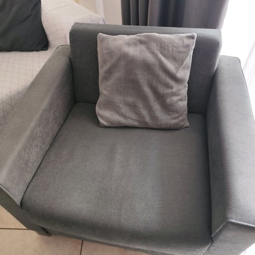 Sofas three-seater, two-seater and armchair like new