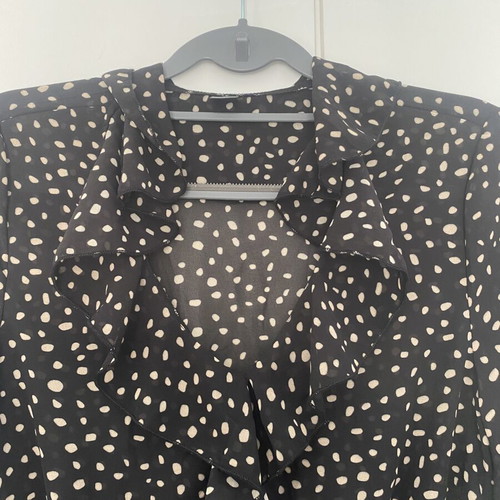 Bodysuit, airy with chic front detail, size M