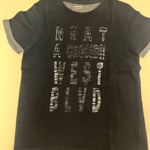 Orchestra T-shirt for 12 years old, slightly used, blue, size 152 cm
