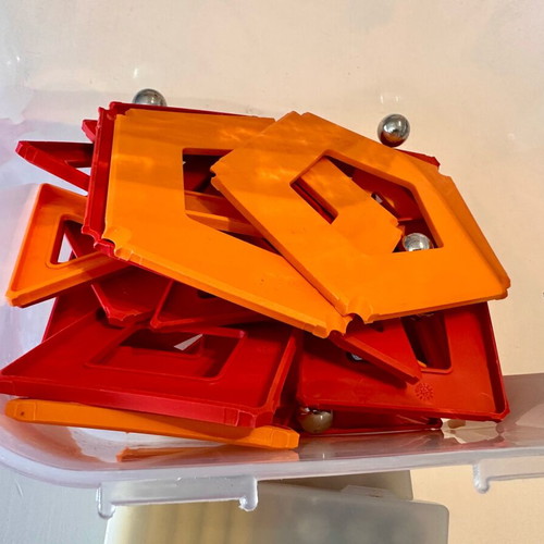 Geomag Swiss Made Magnetic Set like new, 3 boxes with panels